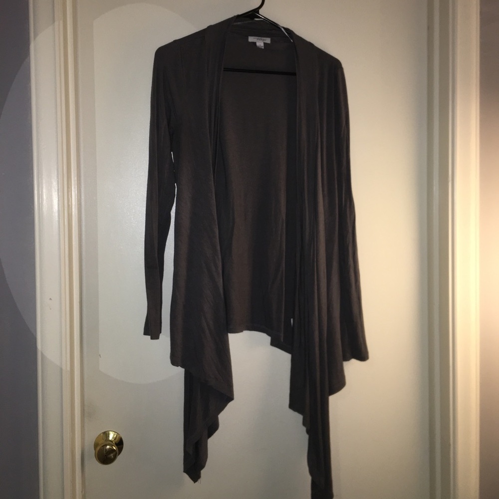 Great Northwest gray wrap cardigan.